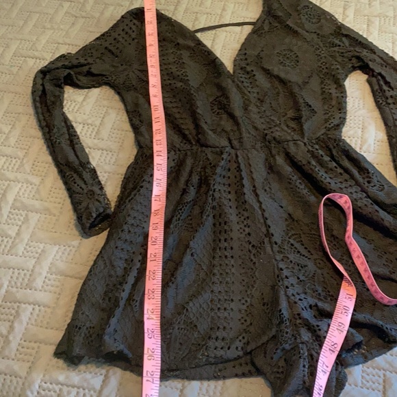 Bethany Mota : Black Lace Romper - Small - Picture 7 of 10